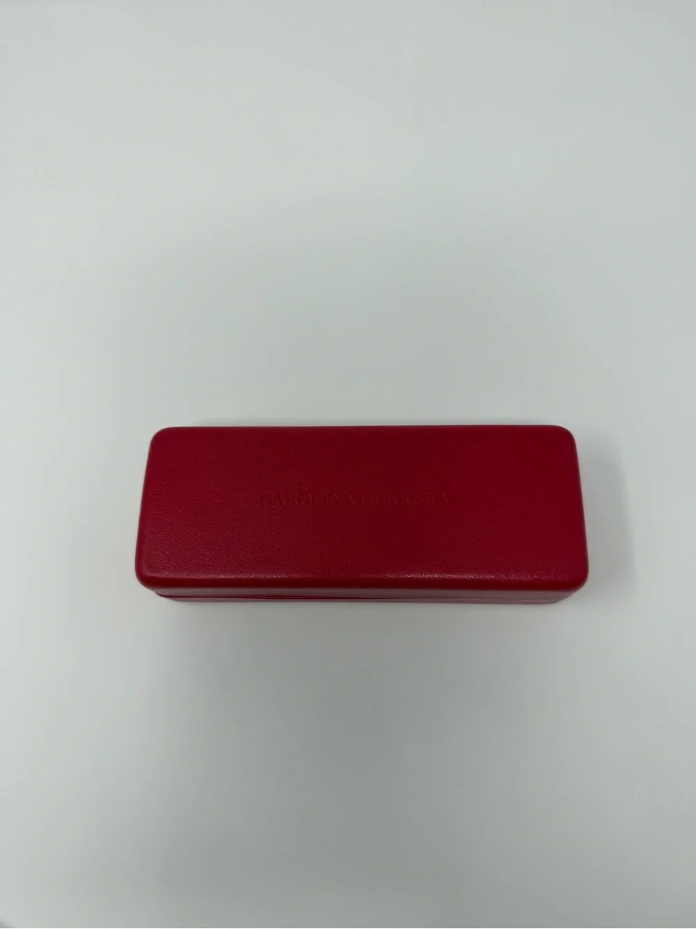 Red Leather Women's Sunglasses Accessory Case